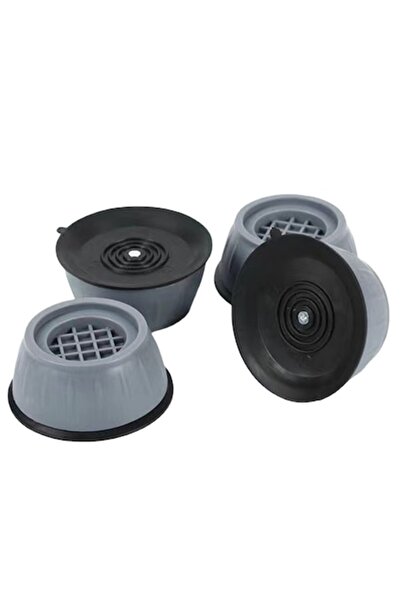 OEM Set 4 anti-vibration supports for washing machine, Polypropylene, Gray