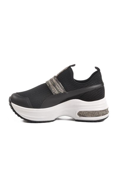 WALKWAY 702307 Z Black-White Women's Stone Casual Shoes