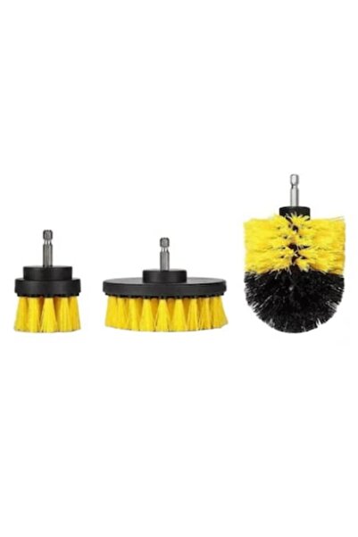 OEM Set of 3 cleaning brushes with drill/self-tapping adapter, Quasar