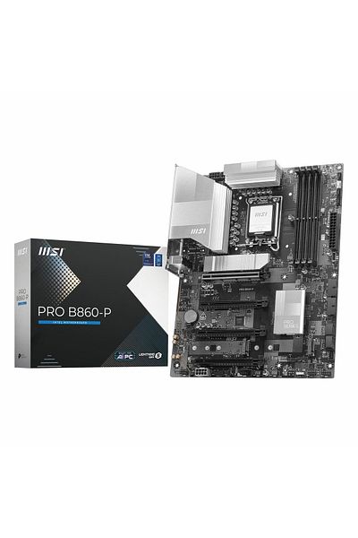 MSI Pro B860-P Intel B860 Socket 1851 Ddr5 8800+(Oc)Mhz Atx Gaming Motherboard