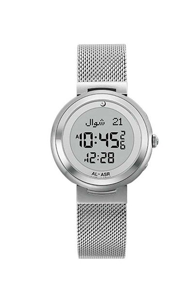Other Women Water Resistant Stainless Steel Digital Watch Silver