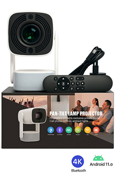 GLR K2 Full HD Taşınabilir LED Projektör – Ev Sinema Cihazı, 250 ANSI Lümen, ...