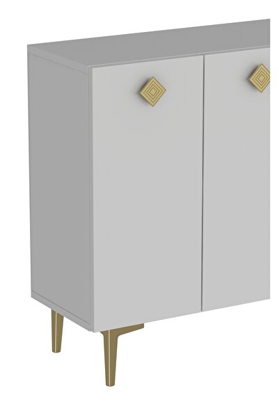 cantek dizayn MORECT AYAKKABILIK BEYAZ-BEYAZ-ALTIN