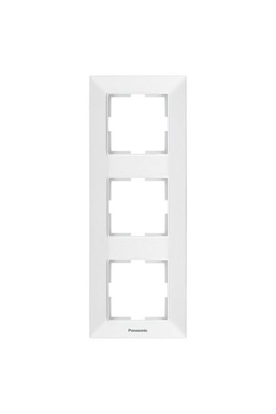 PANASONIC Cadru vertical cu 3 module - Arkedia Slim alb