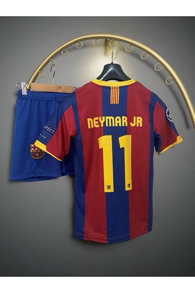 sinmm Jersey Child Neymar 2011 Season Barcelona Bottom Top Team Wristband Socks Gift