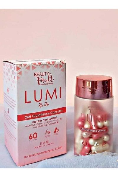 Beauty Vault Beauty Volt Lumi 24 Hour Glutathione Capsules (60 Capsules)