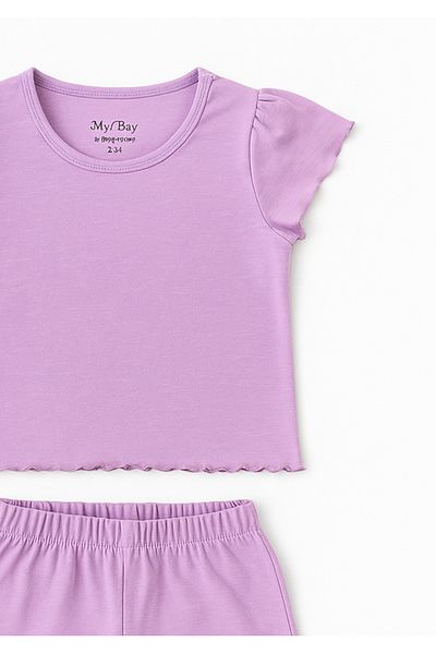 For My Baby T-Shirt Shorts Girl 2 Piece Set