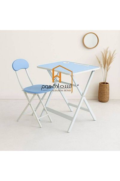 Al Saada Home School Desk with Chair - Blue