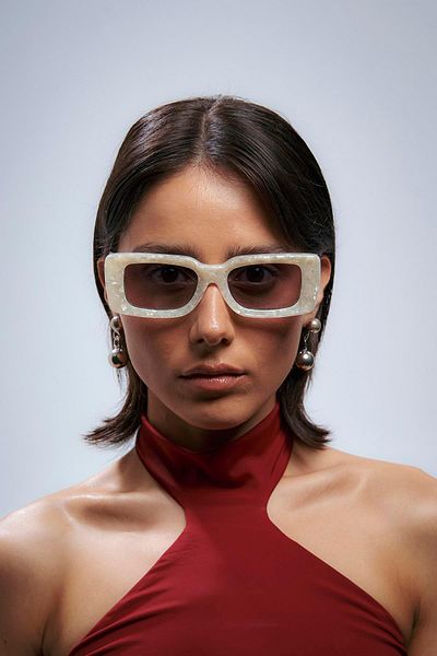 Bilge Karga Solvia White Black Sunglasses