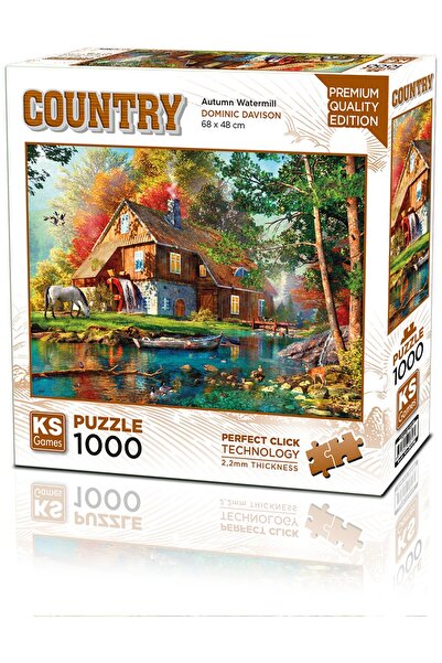 Ks Games Puzzle 1000 Pieces Autumn Watermill 20816