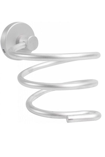 OEM Hair dryer holder, 9.5 x 10.5 x 6.5 cm, metal, silver