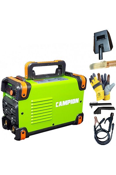 Campion Aparat de sudura MMA 320DC MMA, masca simpla, palmari, electrozi, Accesorii incluse