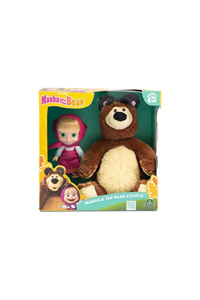 GIOCHI PREZIOSI Masha and the Bear 20 cm Plush 12 cm Doll