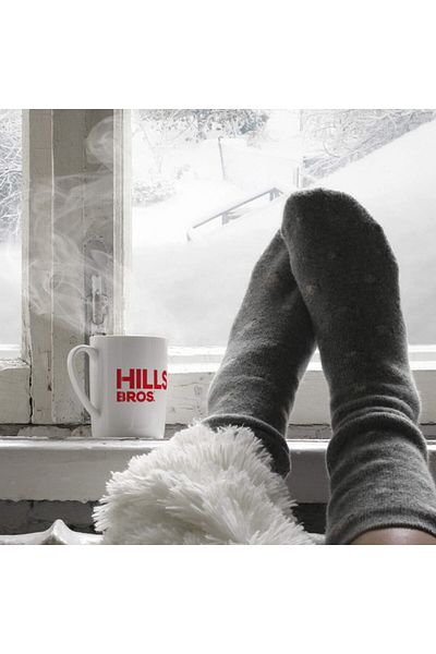 Hills Bros Hills Bros. Americano Medium Roast Coffee, 320g, Ground, Pot