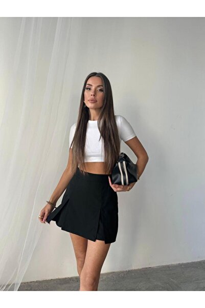 ricadonna Çift Yırtmaçlı Şort Etek