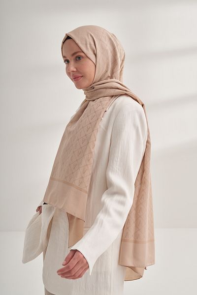 ARMANDA Seher a Pattern Shal - Nude