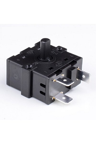 GÜMRÜK BEY T100/55 16A 250V AC سخان مروحة عالمي ومفتاح دوار للفرن (3 أرجل)