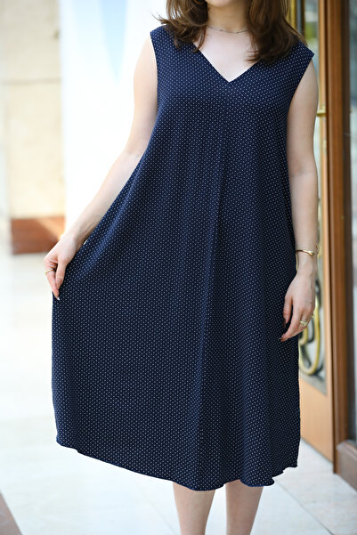 DNN KADIN PENYE V YAKA SALAŞ ELBİSE