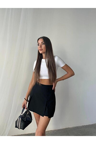 ricadonna Çift Yırtmaçlı Şort Etek