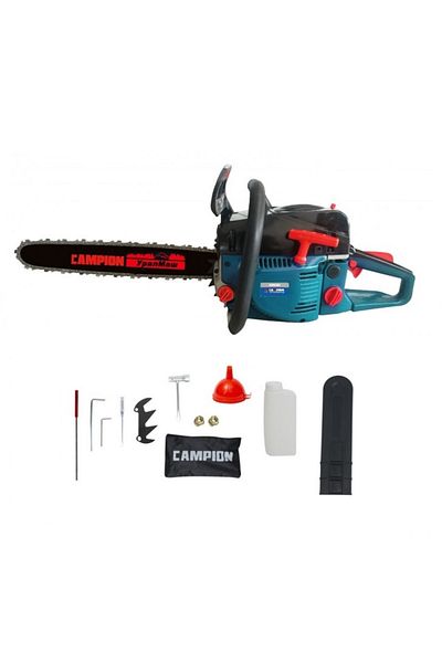 Campion Drujba pe benzina EMP 5200, 6 CP, 52cc, Albastra, Lant 32 D, Taiere 40