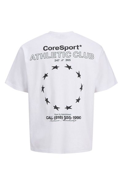 Jack & Jones Men's Chest and Back Printed T-Shirt - Athletico