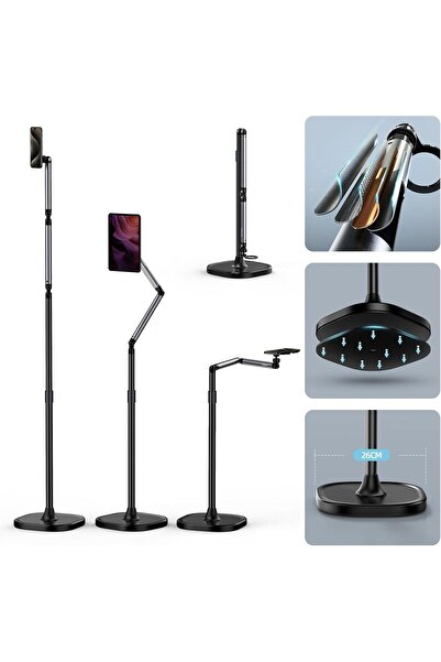 TELESIN P3-FS-01 Magnetic Phone Floor Stand Holder for Video Streaming