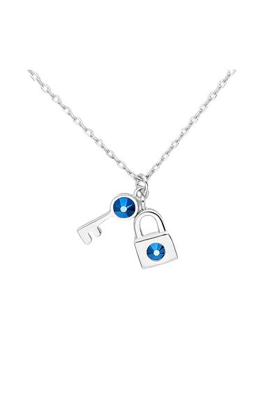 OEM 925 Sterling Silver Necklace – Lock & Key Pattern