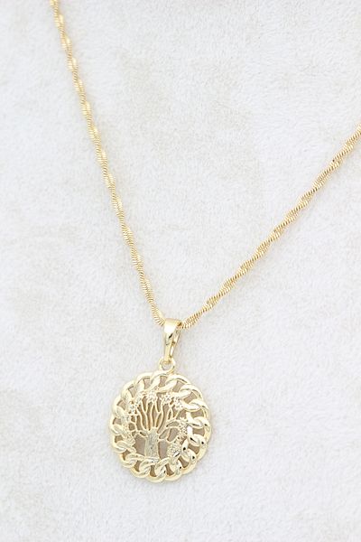XUPING JEWELRY Style Pearl/Xuping Jewelry Tree of Life Model Necklace