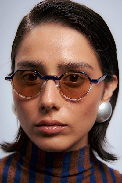 Bilge Karga Edna Multicolor Brown Sunglasses