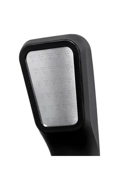 Aptel Chrome shower head, stainless steel, black