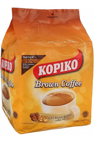 Kopiko Kopiko Brown Coffee 10 Sachets, 30g - Pack of 1