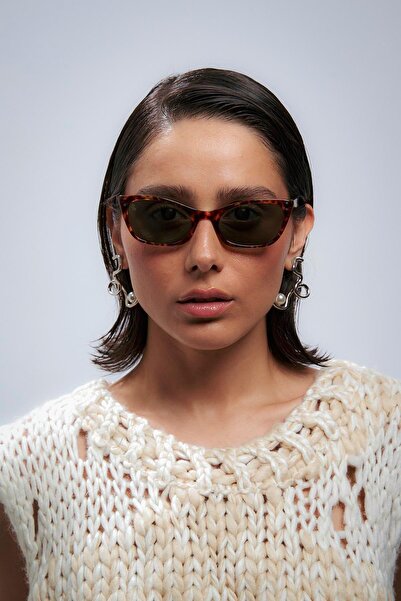 Bilge Karga Mavri Leopard Green Sunglasses