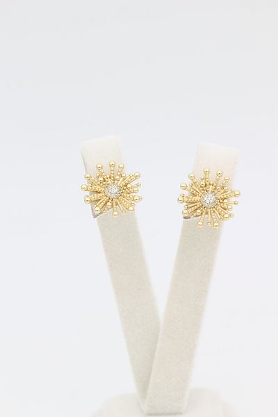 XUPING JEWELRY Style Pearl/Xuping Jewelry Sun Model Zircon Stone Earring