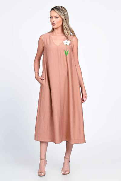 Eranthe Women's Dress, Eranthe, V-Neckline V323P