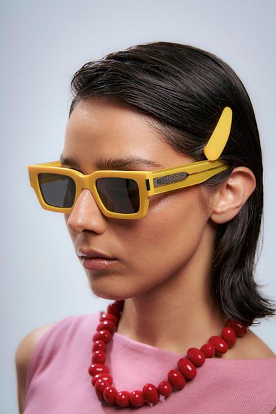 Bilge Karga Darlene Yellow Black Sunglasses