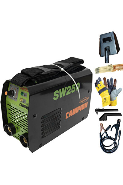 Campion Aparat de sudura SW250, masca simpla, palmari, electrozi, Accesorii incluse