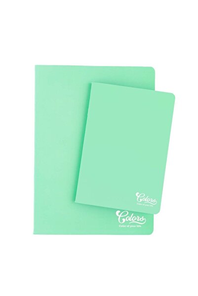 Meteksan Colors A5 40 Yaprak KARELİ Karton Kapak Yeşil