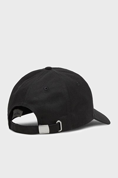 Calvin Klein Mono Logo Erkek Siyah Kot Şapka LV04G5007G-UB1
