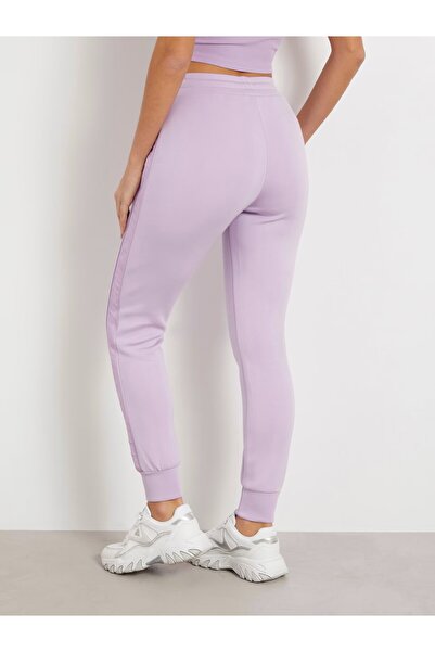 Guess Yan Logo Şeritli Jogger Pantolon V2YB18K7UW2
