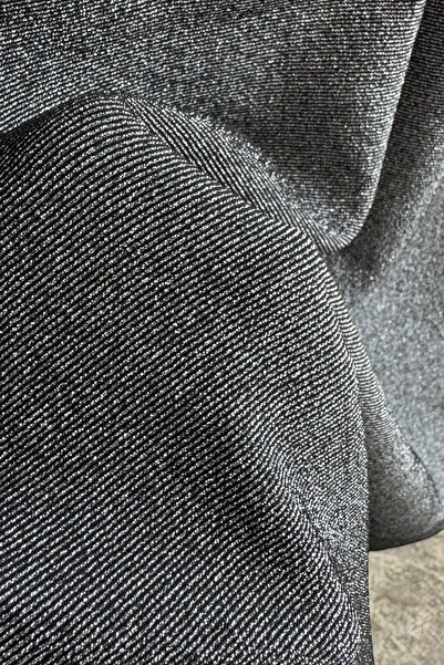 Kalben Kumaş Gümüş Simli Ribana Kumaş (140x100cm)