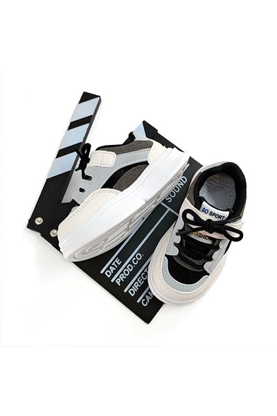 OEM Pantofi sport durabili si respirabili pentru copii, talpa flexibila, purtare casual, XA-2508