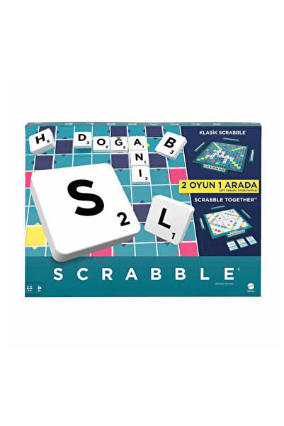 mattel Scrabble 2 Si 1 Arada Türkçe Hxv98