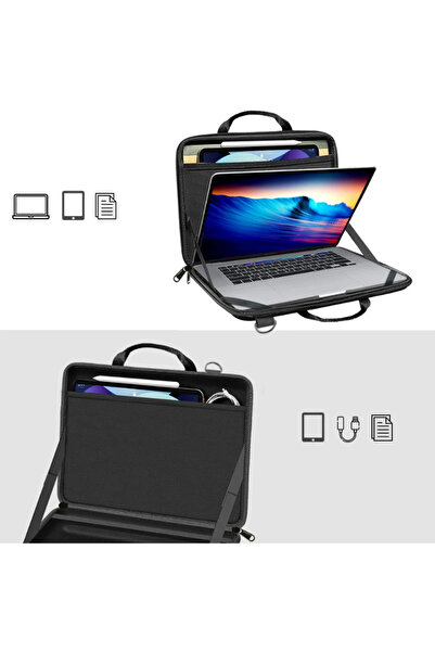 OEM Laptop Protective Case 13-14", Antishock, with Handle and Zipper, Waterproof