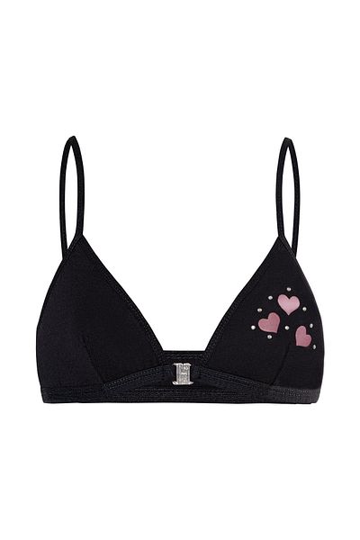 ÖZKAN underwear Özkan 0872 Чифт от 3 сутиена за момичета, памук и ликра, удобен и без подплънки, тънък, с камъни