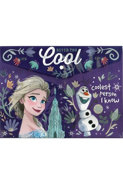 ATABY Licensed Frozen A4 Snap File Cool