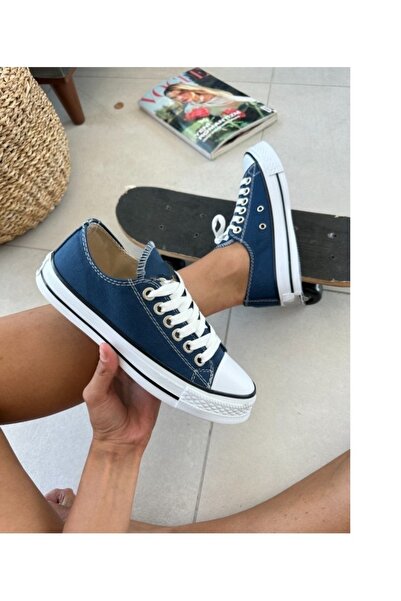 PremiumShoes KOT MAVİ JEL TABAN CONVER КЕТЕН SNEAKER