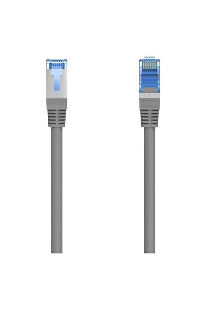 Hama 300012 Network Cable, CAT-6, 1 Gbit/s, F/UTP Shielded, 1.5 m Gray