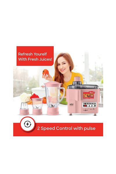 Sanford Sanford 4-in-1 Blender 400 Watts 1.6 Liter Multi-Material SF5501JB BS Pink