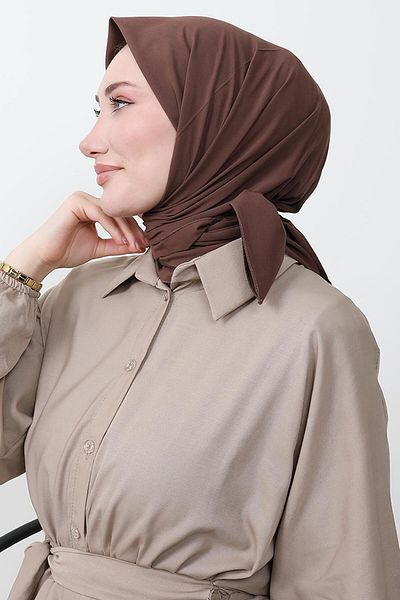 GİYZAMİLA Sultan Scarf Rose Brown