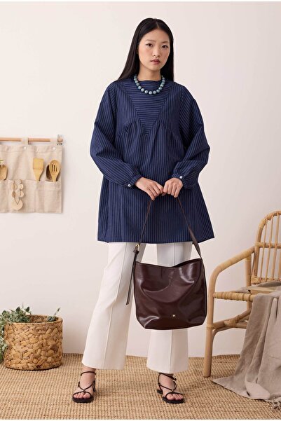 HEQA V Panama Tunik Gece Mavi